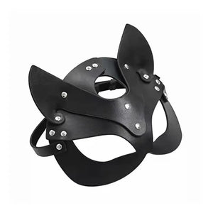 Pussycat leather mask